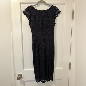 ABS black lace dress. size M